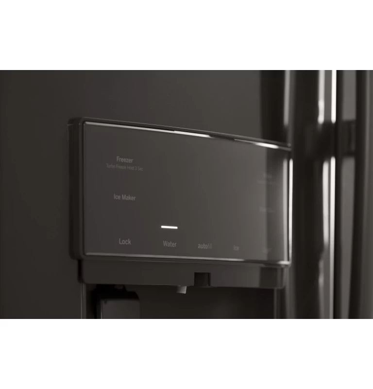 GE Profile Series 27.7 Cu. Ft. French-Door Refrigerator with Hands-Free AutoFill -  (PFE28KBLTS)