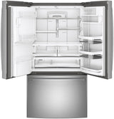 GE Profile  27.7 Cu. Ft. Fingerprint Resistant French-Door Refrigerator with Hands-Free AutoFill - Fingerprint Resistant Stainless Steel (PFE28KYNFS)