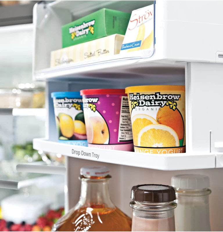 GE Profile Series 27.7 Cu. Ft. Fingerprint Resistant French Door Refrigerator with Hands-Free AutoFill - Gray (PFE28KYNFS)