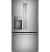 GE Profile Series 27.7 Cu. Ft. Fingerprint Resistant French Door Refrigerator with Hands-Free AutoFill - Gray (PFE28KYNFS)