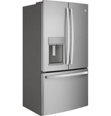 GE Profile Series 27.7 Cu. Ft. Fingerprint Resistant French Door Refrigerator with Hands-Free AutoFill - Gray (PFE28KYNFS)
