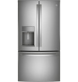 GE Profile 27.7 Cu. Ft. Fingerprint Resistant French-Door Refrigerator with Hands-Free AutoFill - Stainless Steel (PFE28KYNFS)