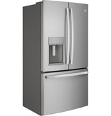 GE Profile 27.7 Cu. Ft. Fingerprint Resistant French-Door Refrigerator with Hands-Free AutoFill - Stainless Steel (PFE28KYNFS)