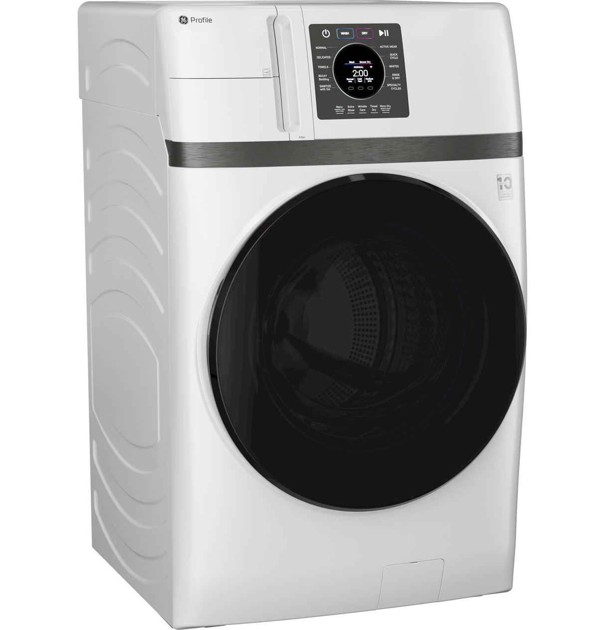 GE Profile  4.6 cu. ft. Capacity UltraFast Combo with Ventless Inverter Heat Pump Technology Washer/Dryer - White (PFQ83HSSWWW)