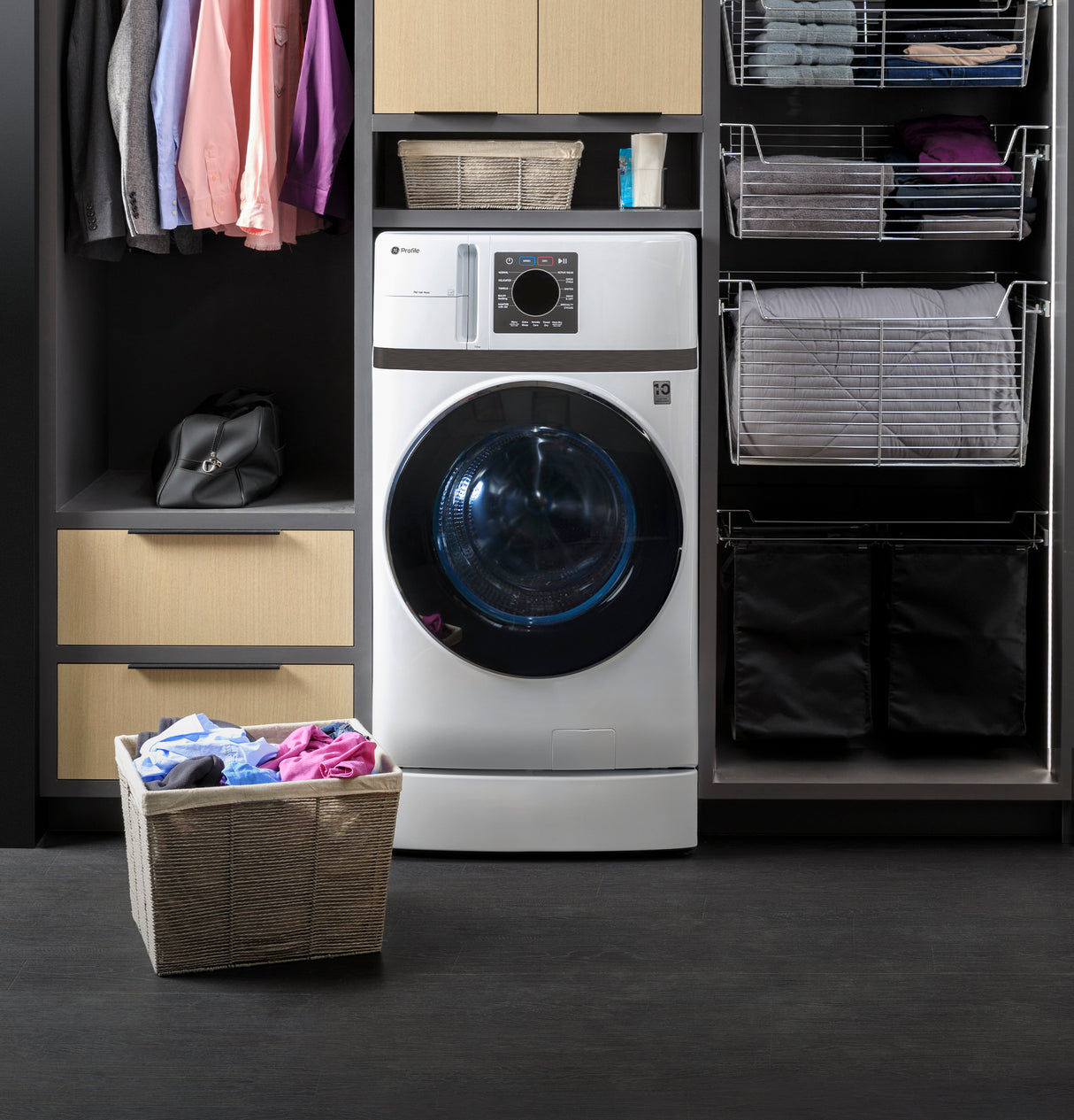 GE Profile  4.6 cu. ft. Capacity UltraFast Combo with Ventless Inverter Heat Pump Technology Washer/Dryer - White (PFQ83HSSWWW)