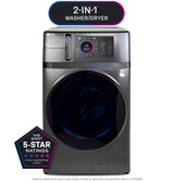 GE Profile  4.8 cu. ft. Capacity UltraFast Combo with Ventless Inverter Heat Pump Technology Washer/Dryer - Carbon Graphite (PFQ97HSPVDS)