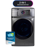 GE Profile  4.8 cu. ft. Capacity UltraFast Combo with Ventless Inverter Heat Pump Technology Washer/Dryer - Carbon Graphite (PFQ97HSPVDS)