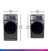 GE Profile  4.8 cu. ft. Capacity UltraFast Combo with Ventless Inverter Heat Pump Technology Washer/Dryer - Carbon Graphite (PFQ97HSPVDS)