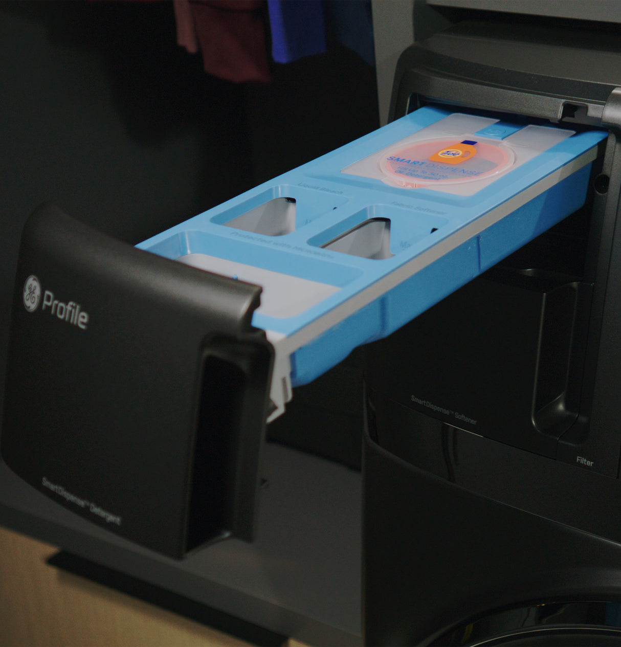 GE Profile 4.8 cu. ft. Capacity UltraFast Combo with Ventless Inverter Heat Pump Technology Washer/Dryer - Carbon Graphite (PFQ97HSPVDS)