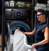 GE Profile  4.8 cu. ft. Capacity UltraFast Combo with Ventless Inverter Heat Pump Technology Washer/Dryer - Carbon Graphite (PFQ97HSPVDS)