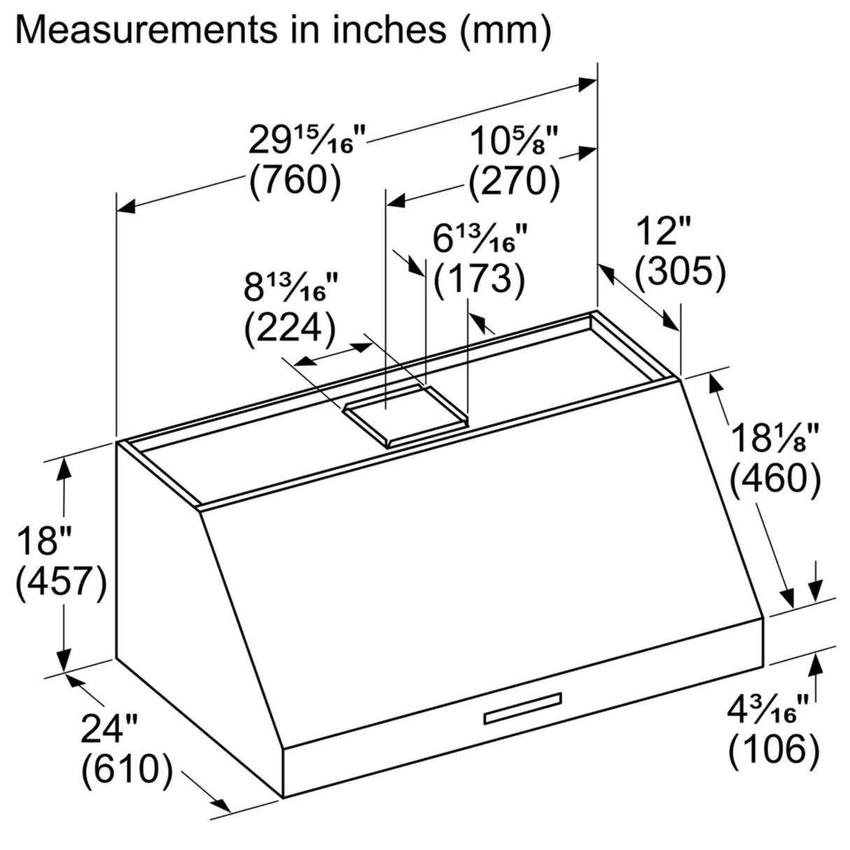 THERMADOR  Professional Wall Hood - Stainless Steel (PH30HWS)