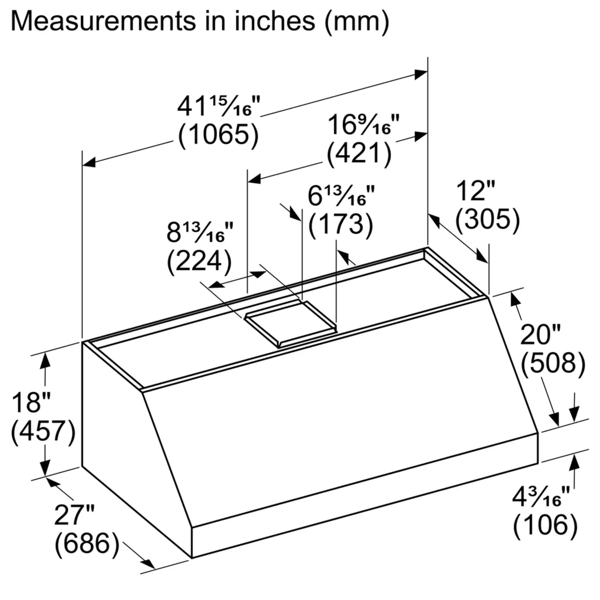 THERMADOR  Professional Wall Hood 42'' - Stainless Steel (PH42GWS)