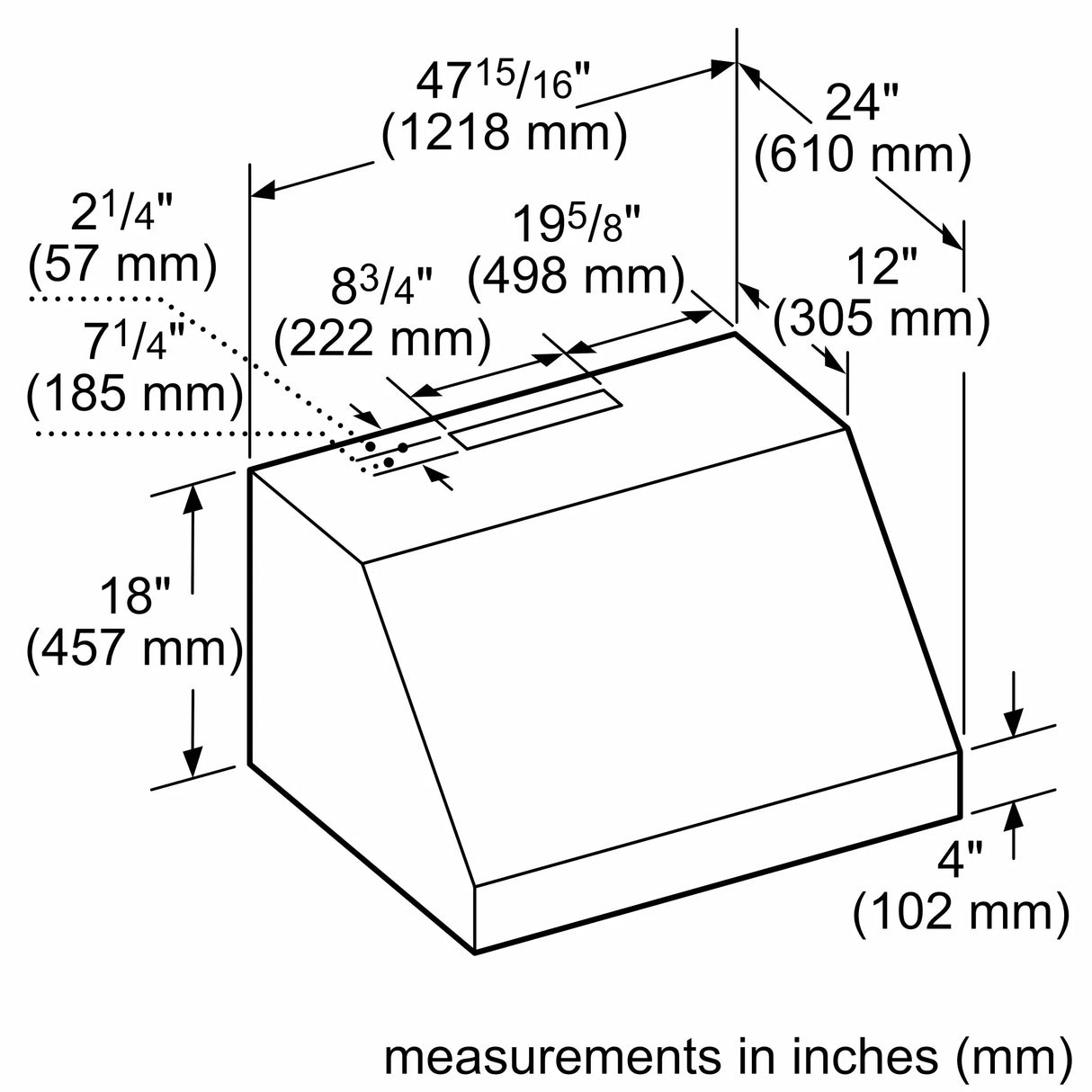 THERMADOR  Professional Wall Hood 48'' - Stainless Steel (PH48HWS)