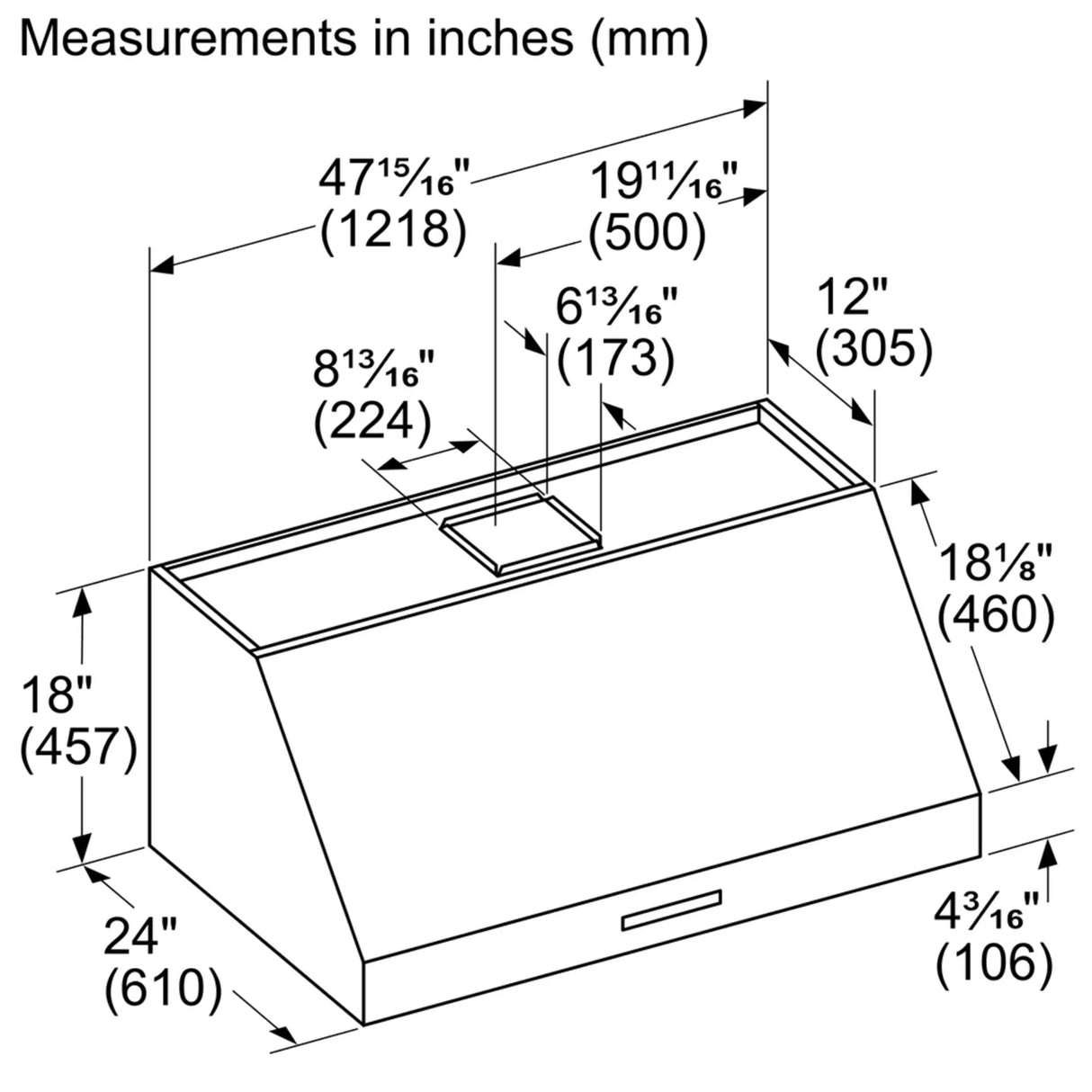 THERMADOR  Professional Wall Hood 48'' - Stainless Steel (PH48HWS)