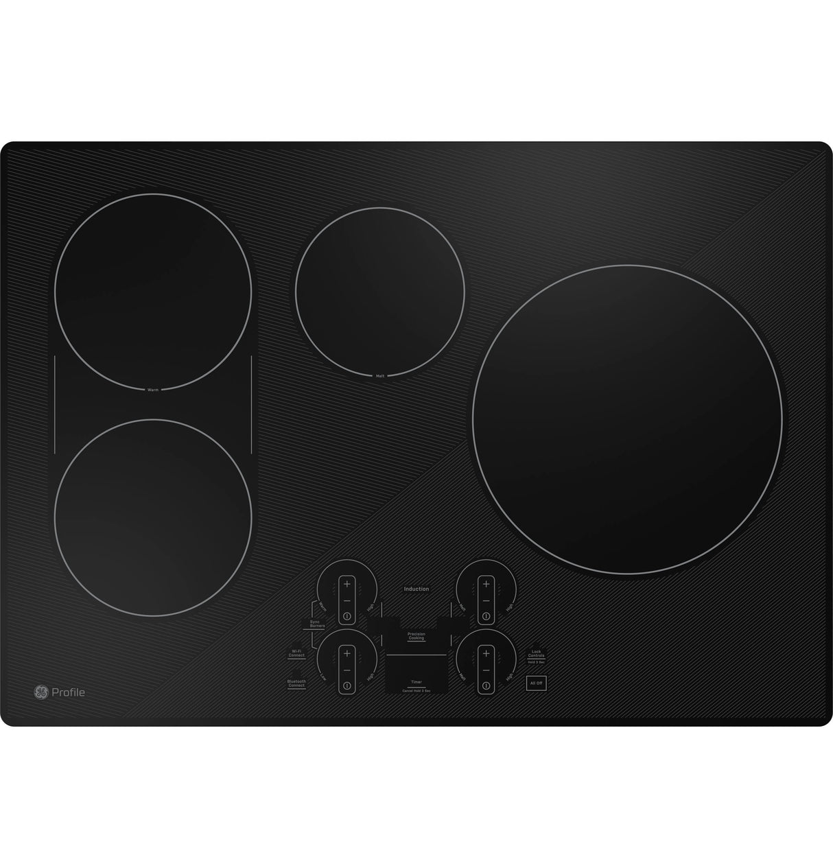 GE Profile  30" Built-In Touch Control Induction Cooktop - Black (PHP9030DTBB)