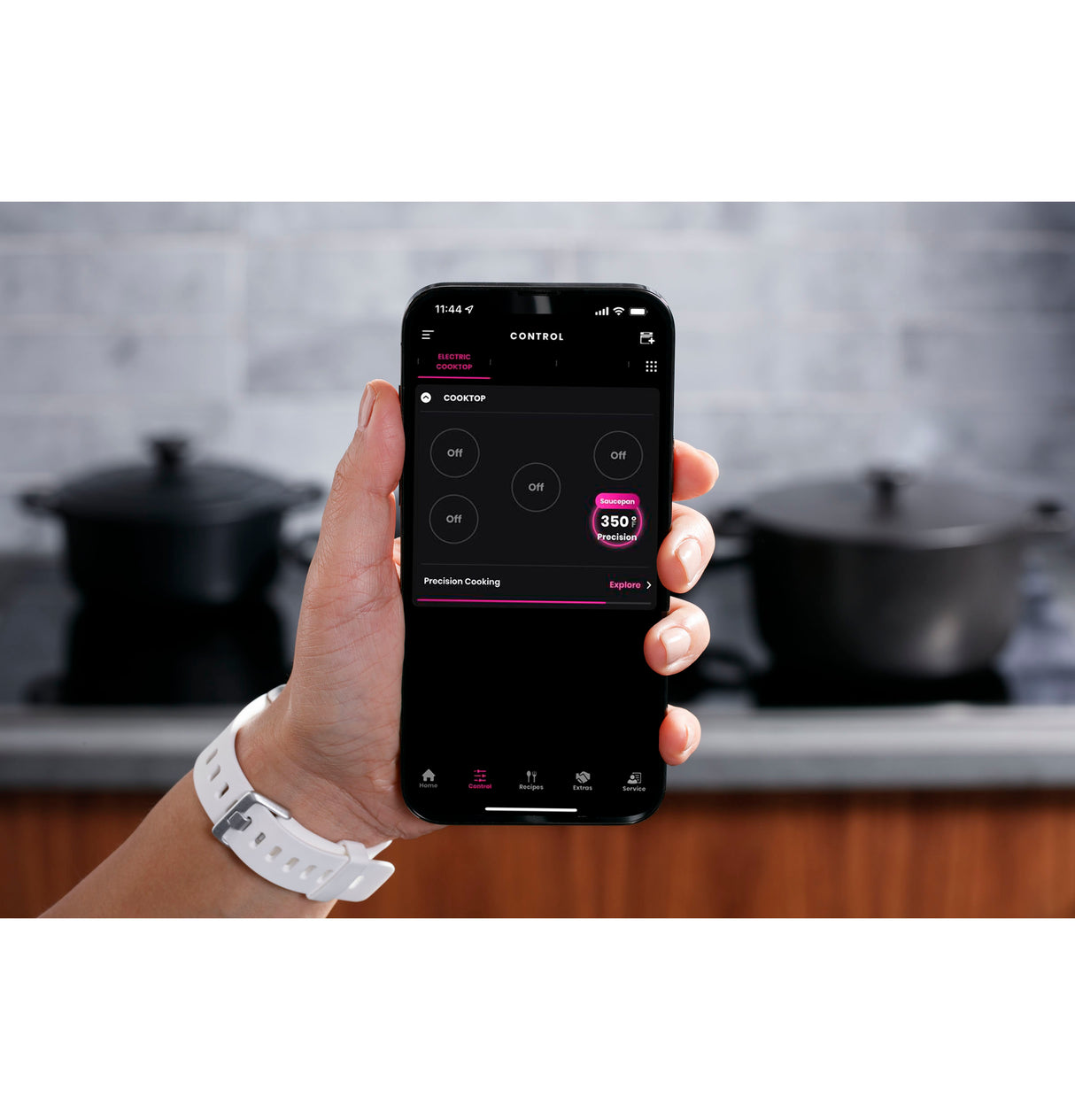 GE Profile  30" Built-In Touch Control Induction Cooktop - Black (PHP9030DTBB)