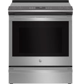 GE Profile  30" Smart Slide-In Fingerprint Resistant Front-Control Induction and Convection Range with No Preheat Air Fry - Fingerprint Resistant Stainless (PHS930YPFS)