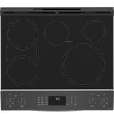 GE Profile  30" Smart Slide-In Fingerprint Resistant Front-Control Induction and Convection Range with No Preheat Air Fry - Fingerprint Resistant Stainless (PHS930YPFS)