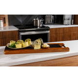 GE Profile  30" Smart Slide-In Fingerprint Resistant Front-Control Induction and Convection Range with No Preheat Air Fry - Fingerprint Resistant Stainless (PHS930YPFS)