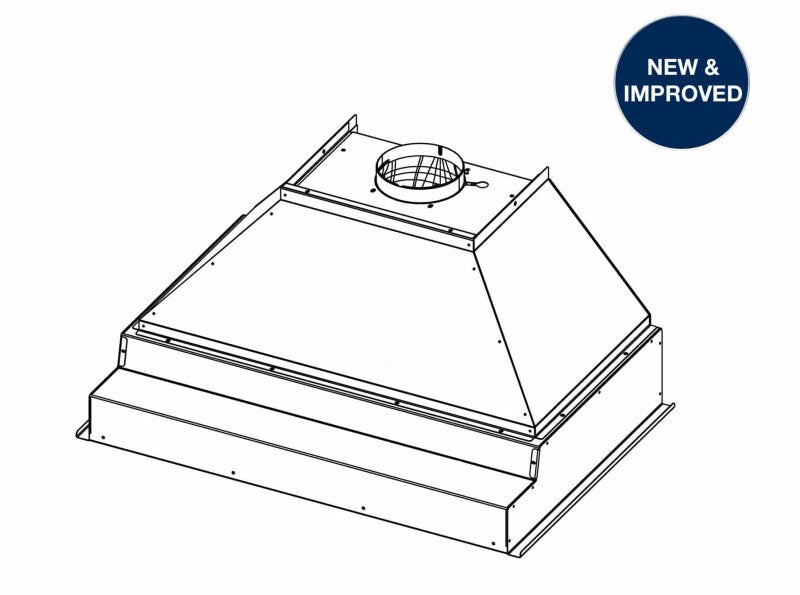 BLUESTAR  40″ Professional Metal Liner - Stainless Steel (PM040ML)