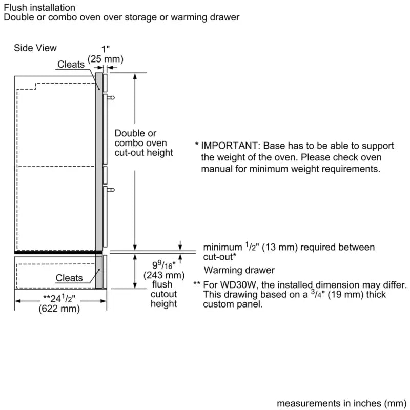 Thermador Double Wall Oven - Stainless Steel (PO302W)
