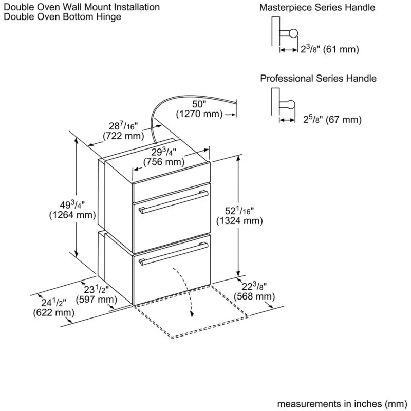 Thermador Double Wall Oven - Stainless Steel (PO302W)