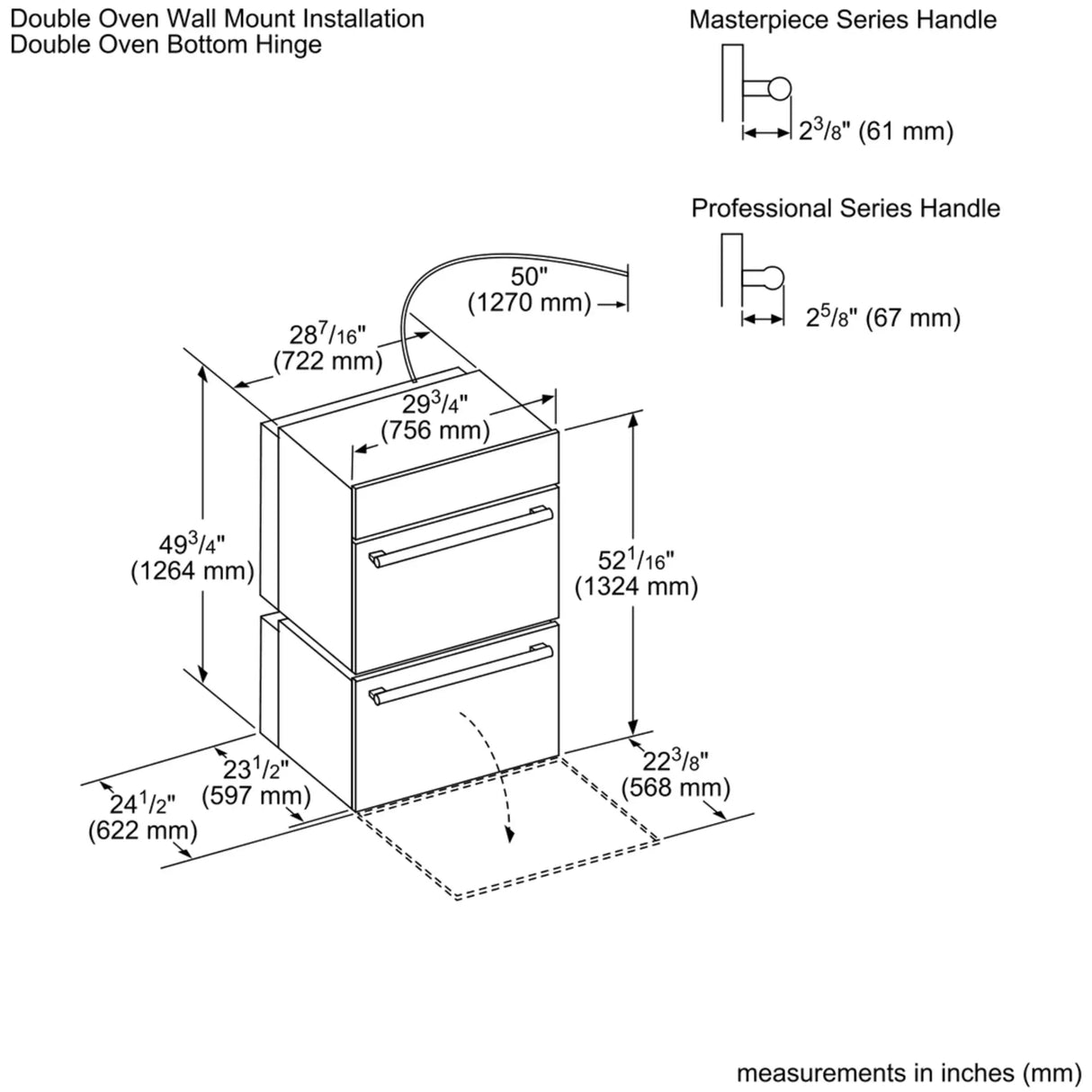 THERMADOR  Professional Double Wall Oven 30'' - Stainless Steel (PO302W)