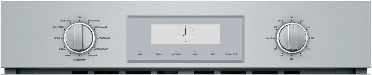 THERMADOR  Professional Double Combination Built-in Oven With Speed Oven 30'' - Stainless Steel (PODMC301W)