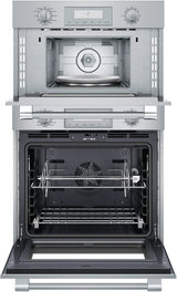 THERMADOR  Professional Double Combination Built-in Oven With Speed Oven 30'' - Stainless Steel (PODMC301W)