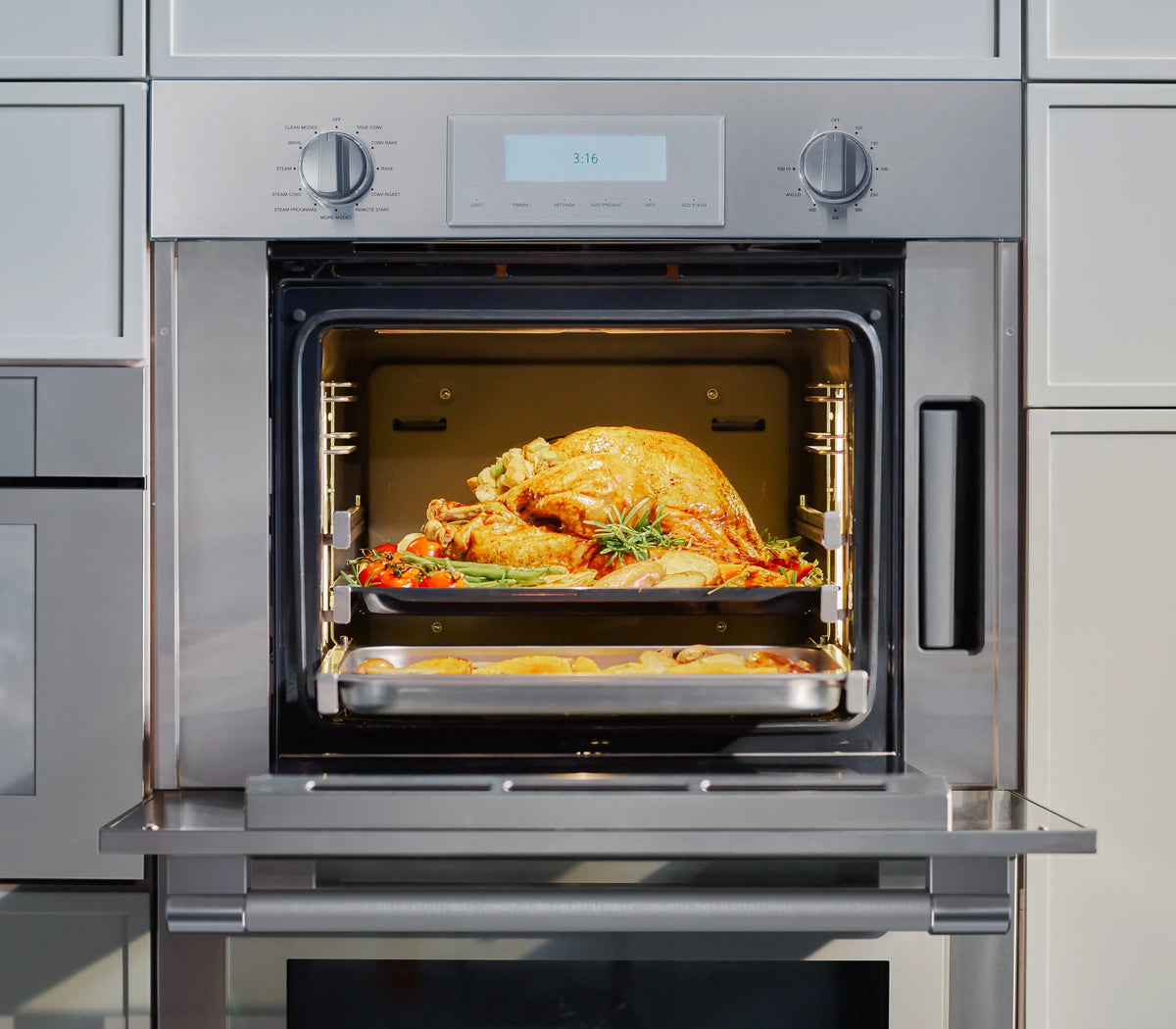 THERMADOR  Professional Double Steam Wall Oven 30" - Stainless Steel (PODS302W)
