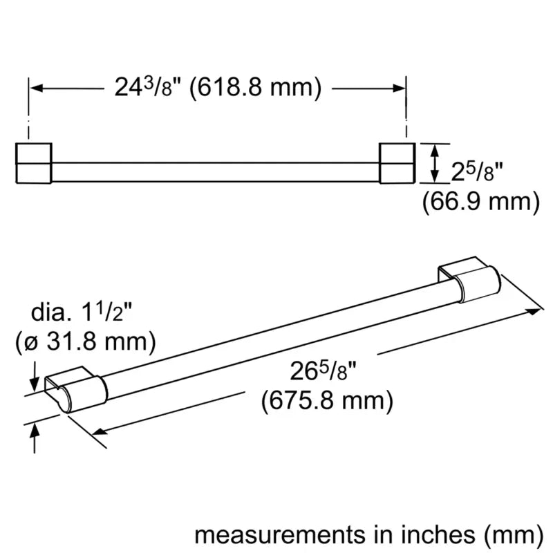 THERMADOR Professional Handle Kit - 30 BM" - Other (PR3000IB10)