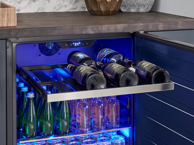 Zephyr 24" ADA Single Zone Beverage Cooler - Solid Stainless Steel (PRB24C01ASADA)