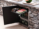 Zephyr 24" Outdoor Single Zone Beverage Cooler - Solid Stainless Steel (PRB24C01ASOD)