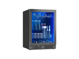 Zephyr  24" Black Stainless Single Zone Beverage Cooler - Black Stainless Steel (PRB24C01CBSG)
