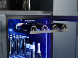 Zephyr  24" Black Stainless Single Zone Beverage Cooler - Black Stainless Steel (PRB24C01CBSG)