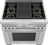 THERMADOR  Dual Fuel Professional Range - Stainless Steel (PRD364WLGU)