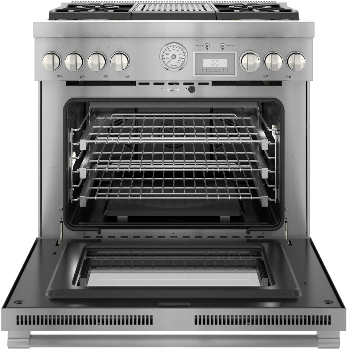 THERMADOR  Dual Fuel Professional Range - Stainless Steel (PRD364WLGU)