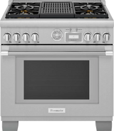 Thermador Dual Fuel Professional Range - Stainless Steel (PRD364WLGU)