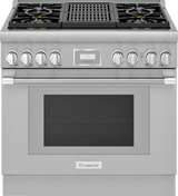 Thermador  Dual Fuel Professional Range - Stainless Steel (PRD364WLHU)