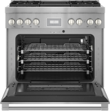 Thermador  Dual Fuel Professional Range - Stainless Steel (PRD364WLHU)