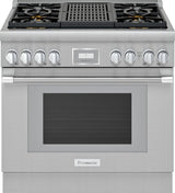 THERMADOR  Dual Fuel Professional Range - Stainless Steel (PRD364WLHU)