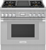 THERMADOR  Dual Fuel Professional Range - Stainless Steel (PRD364WLHU)
