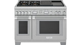 Thermador Dual Fuel Professional Range - Stainless Steel (PRD484WCGU)
