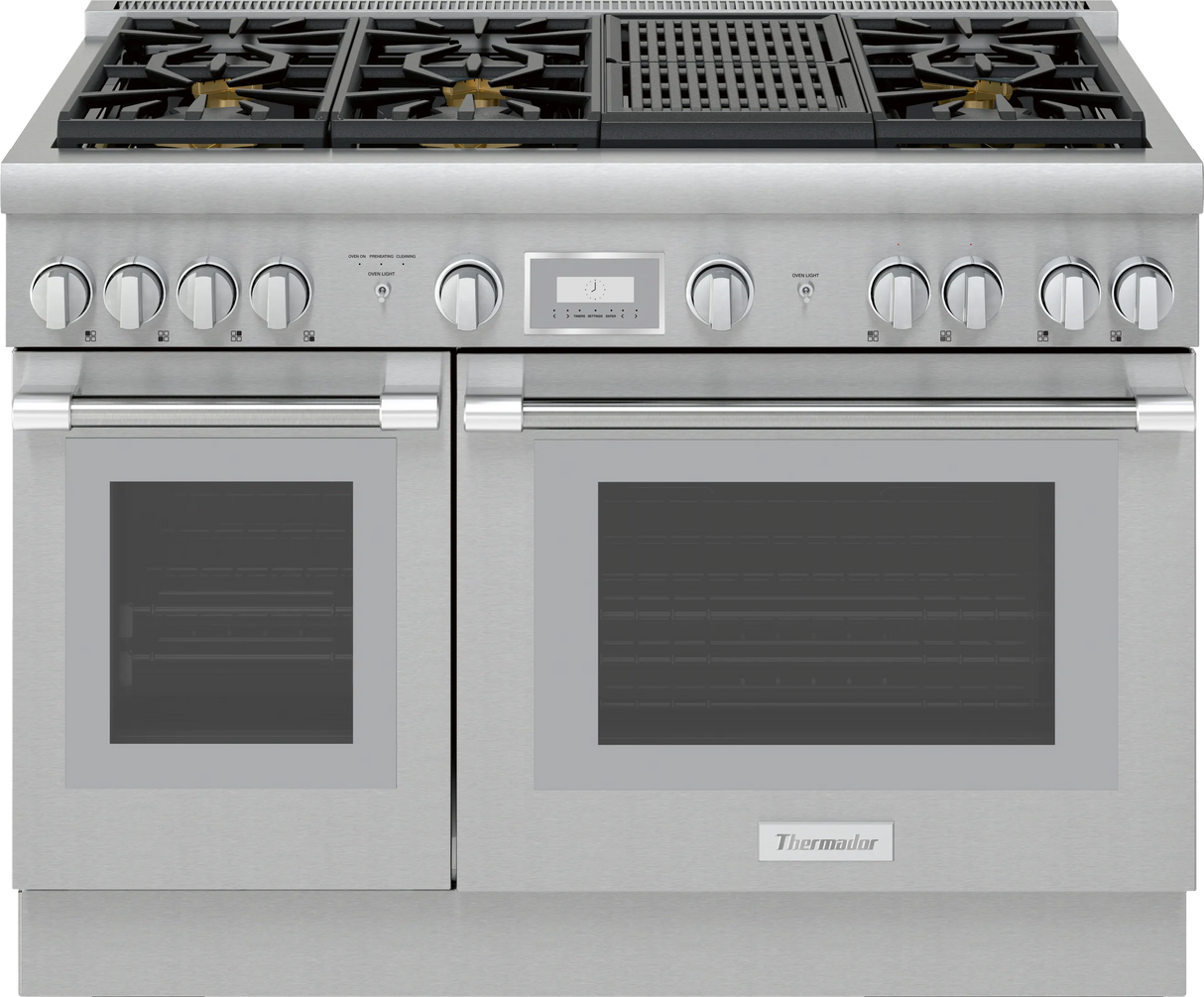 Thermador  Dual Fuel Professional Range - Stainless Steel (PRD486WLHU)
