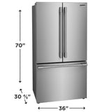 Frigidaire Professional  23 Cu. Ft. Counter-Depth French Door Refrigerator - Stainless Steel (PRFG2383AF)