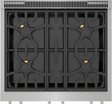 THERMADOR Gas Professional Range 30" Pro Harmony Standard Depth - Stainless Steel (PRG304WH)