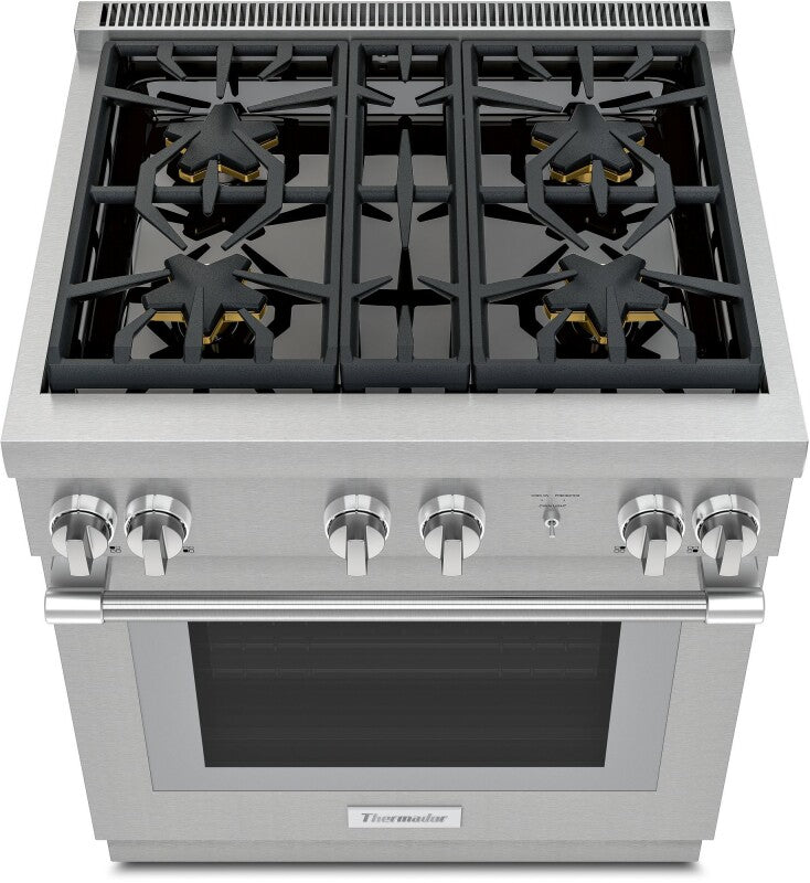 THERMADOR Gas Professional Range 30" Pro Harmony Standard Depth - Stainless Steel (PRG304WH)