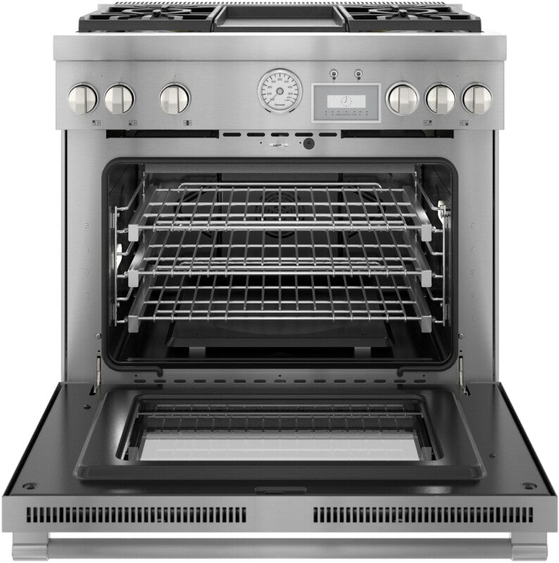 Thermador Gas Professional Range 36" Pro Grand Commercial Depth - Stainless Steel (PRG364WDG)