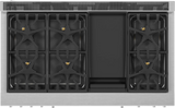 THERMADOR  Gas Professional Range 48'' Pro Grand® Commercial Depth - Stainless Steel (PRG486WDG)