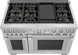 THERMADOR  Gas Professional Range 48'' Pro Grand® Commercial Depth - Stainless Steel (PRG486WDG)